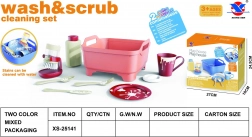 Kinder-Reinigungsset mit Zubehör – blau