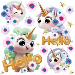 Bügelbilder Pony World – Set 15 × 21 cm