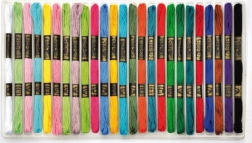 Playbox Stickgarn für Sticken und Basteln, 25 Stück