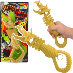 Beißendes Dinosaurierskelett – Greifer, braun