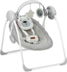 Schaukel-Liegesitz mit Melodien MoMi LISS Bär rosa