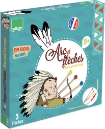 Kinder-Bogenschießset aus Holz mit Saugnäpfen