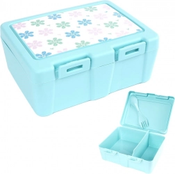 Brotdosen-Box mit 2 Fächern und Spork, 1 l