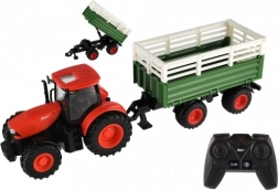 Kindertraktor ZETOR mit Fernsteuerung, Anhänger, Licht und Sound, 42 cm