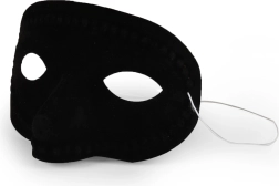 Elegante schwarze Maske