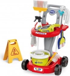 Kinder-Putzwagen mit Zubehör 55 cm