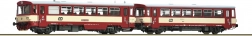 Roco Dieseltriebwagen 810 ČD mit Beiwagen Btax, H0