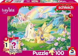 Puzzle Bayala: magische Einhörner 100 Teile mit SCHLEICH-Figur