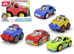 Abc speedy auto für die Kleinsten 27 cm – Set aus Renn- und Lastwagen (6 Varianten)