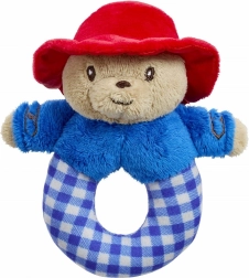 Plüsch-Rassel PADDINGTON für Babys – blau