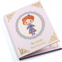 DJECO Tinyly wiederverwendbare Aufkleber Miss Lilyruby