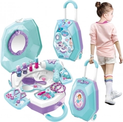 WOOPIE Frisiertisch 2-in-1 Beauty-Salon im Koffer für Kinder