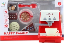 Kinderkaffeemaschine mit Kuchen auf Batterien