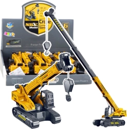 Raupenkran mit ausfahrbarem Arm und 360° drehbarer Kabine