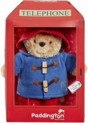 Plüsch BÄR PADDINGTON in Telefonzelle von Rainbow Designs
