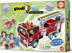 Studio 3D-Modell Feuerwehrfahrzeug EDUCA