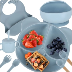 Silikon-Baby-Essset 8-teilig mint