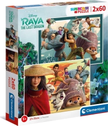 Puzzle Raya und der Drache 2x60 Teile