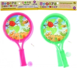 Kinderset mit Schlägern, Ball und Körbchen – Tiermotiv