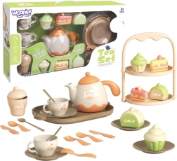Woopie Tee- und Dessert-Set für Kinder, 25-teilig