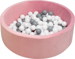 Trockenes Kinderballbecken mit Bällen New Baby rosa