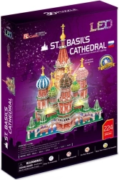 Leuchtendes 3D Puzzle Basilius-Kathedrale