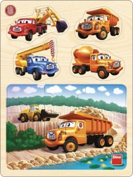 Dino Holzpuzzle Tatra im Steinbruch 13 Teile