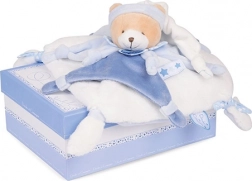 Doudou Set Plüschbär Kuscheltuch mit Mütze