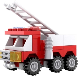 Kompatible Bausteine BLOXO Feuerwehr – Auto, 53 Teile