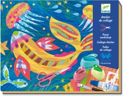 Kreative Papiercollagen Djeco
