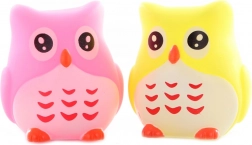 Leuchtende Eulenfigur für die Badewanne