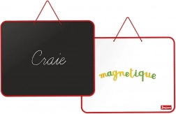 Jeujura multifunktionale magnetische Wandtafel 62 × 50 cm mit Zubehör