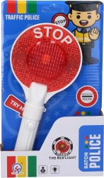 Polizeikelle mit Lichteffekten, 23 cm