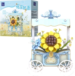 Pantasy-Bausatz Blumenwagen mit Sonnenblume, 265 Teile