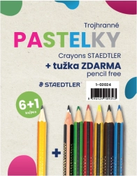 Set aus 6 dreikantigen Buntstiften + 1 Bleistift STAEDTLER