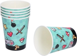 Papier-Partybecher HRA 250 ml – 6er-Pack