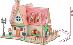 Holz 3D Puzzle Sonnenblumen Anwesen