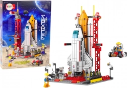 Weltraumstation Bausteine Raumfahrtrakete 521 Teile