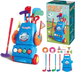 Kindergolf-Set mit Ständer auf Rädern Woopie