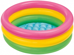 Kinder aufblasbarer Pool mit weichem Boden 61x22 cm