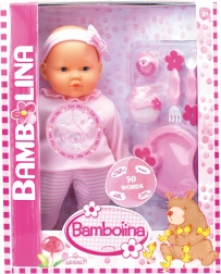 Puppe Bambolina sprechend pink