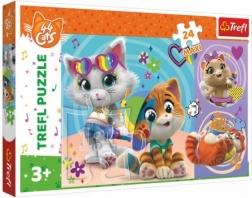 Maxi-Puzzle 24 Teile Glückliche Katzen 44 CATS 60 × 40 cm