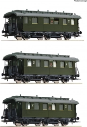 Roco Set 3 PKP-Personenwagen H0