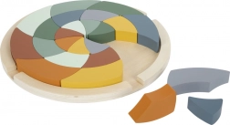farbiges Holzpuzzle Safari-Mandala small foot