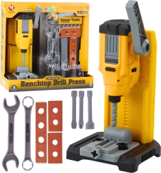 Kinder Tisch-Werkbank-Set mit Bohrmaschine und Werkzeug, 18 Teile