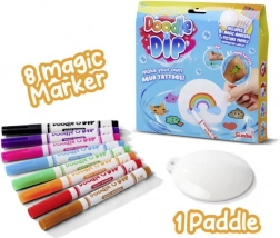 Kreatives Wasser-Tattoo Doodle o Dip