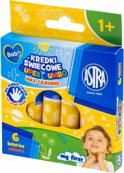 ASTRA Wachsmalstifte Jumbo 6 Stk.