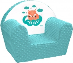 Kinder-Fauteuil aus Minky NEW BABY Fuchs, mint