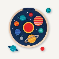 Petit Collage Einlegespiel Solar System – mehrsprachig