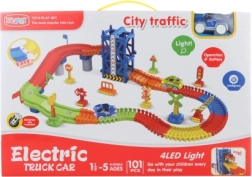 Bahn mit batteriebetriebenem Auto, leuchtend – 101 Teile